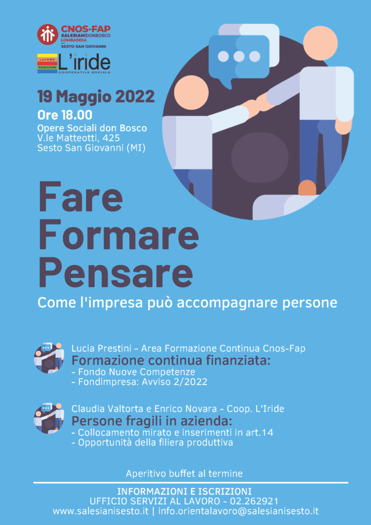 Evento "Fare Formare Pensare"