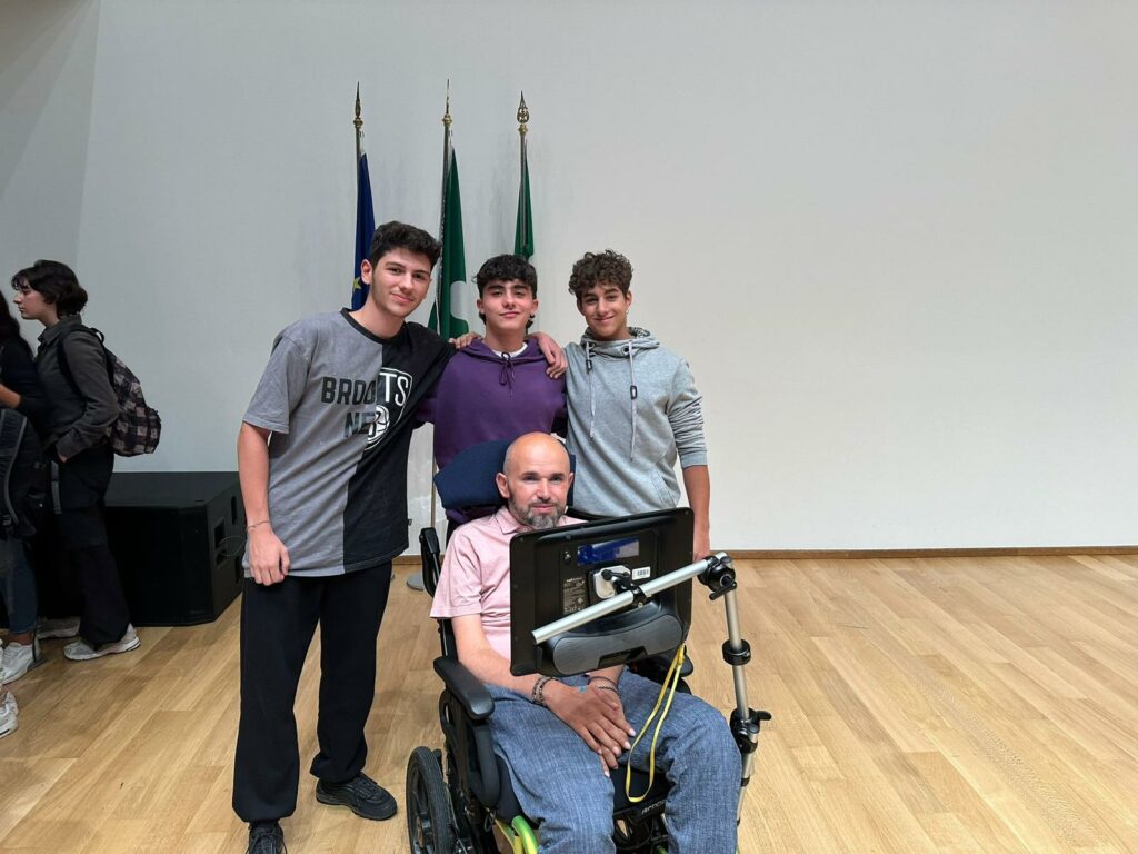 I nostri ragazzi del Centro di Formazione Professionale di Milano presenti alla proiezione del film "Si Può Fare" 3